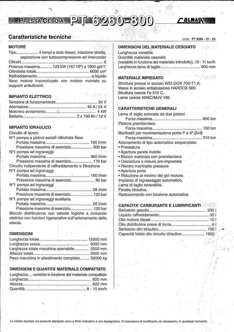 Misure Pressa Pagina 2